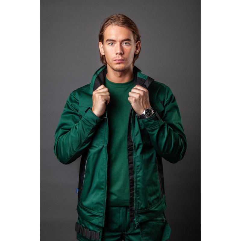 Veste Service avec Éléments Contrastants