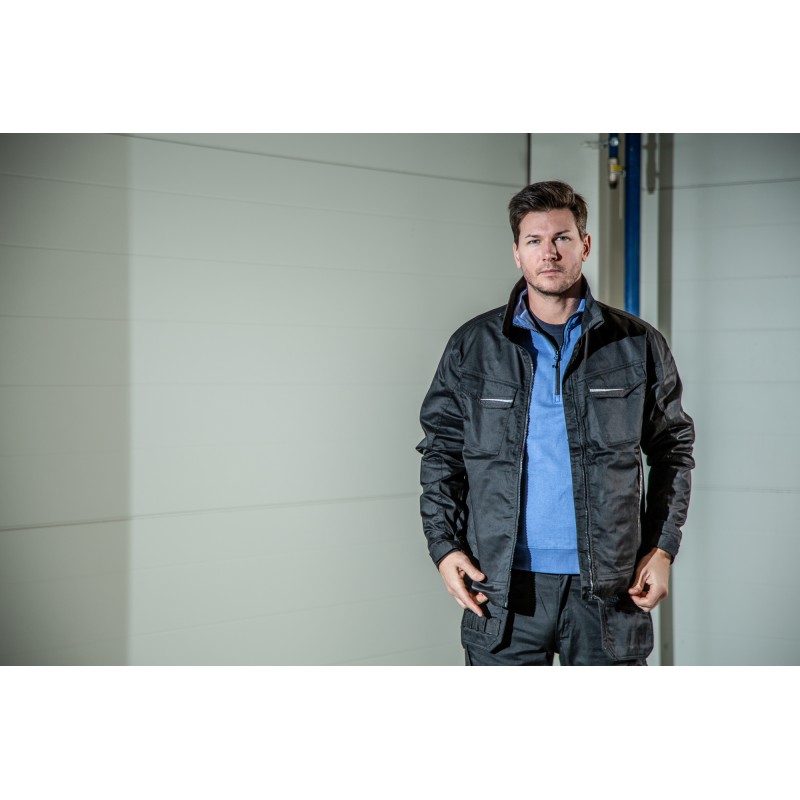 Veste Service avec Éléments Contrastants