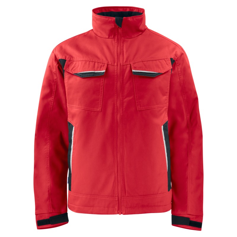 Veste Doublé Service avec Éléments Contrastants