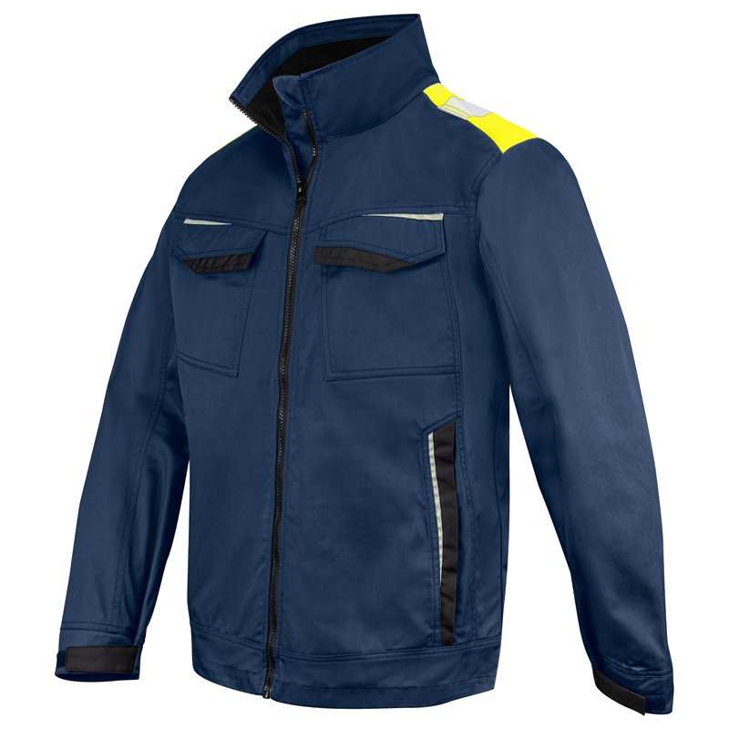 Veste avec Éléments Contrastants