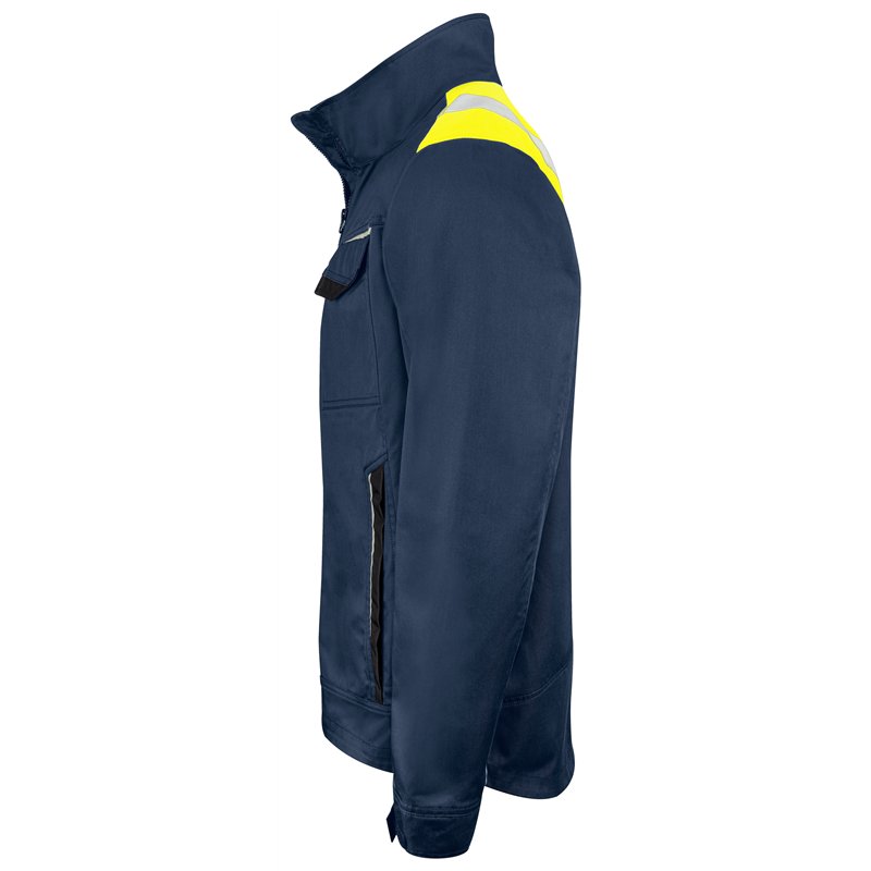 Veste avec Éléments Contrastants
