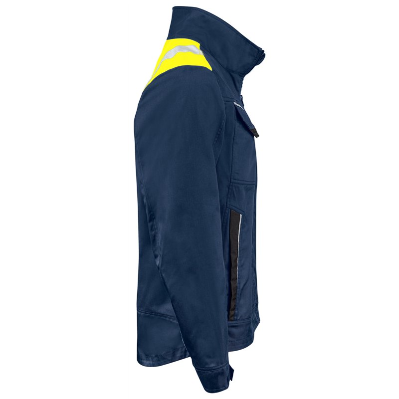 Veste avec Éléments Contrastants