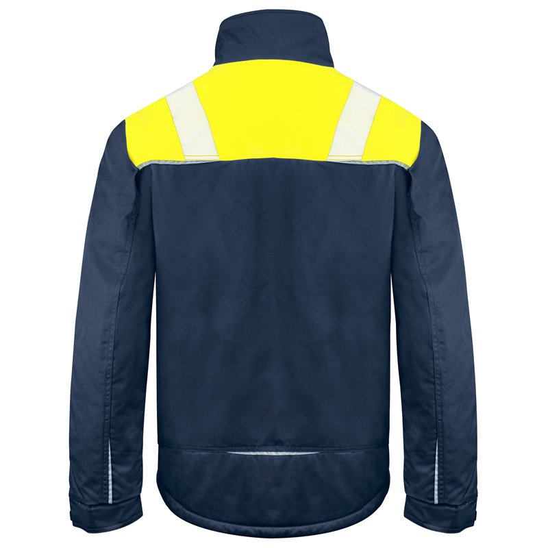 Veste Doublé avec Éléments Contrastants