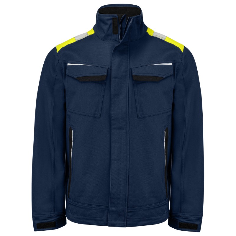 Veste avec Éléments Contrastants
