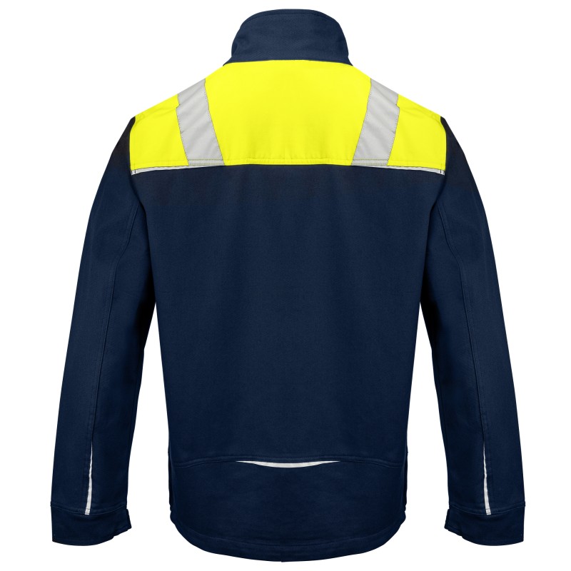 Veste avec Éléments Contrastants