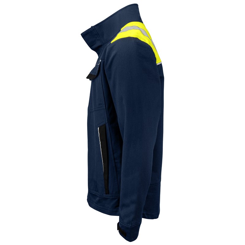 Veste avec Éléments Contrastants