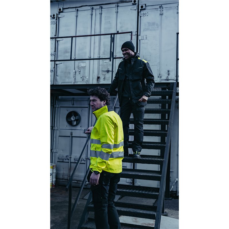 Veste avec Éléments Contrastants
