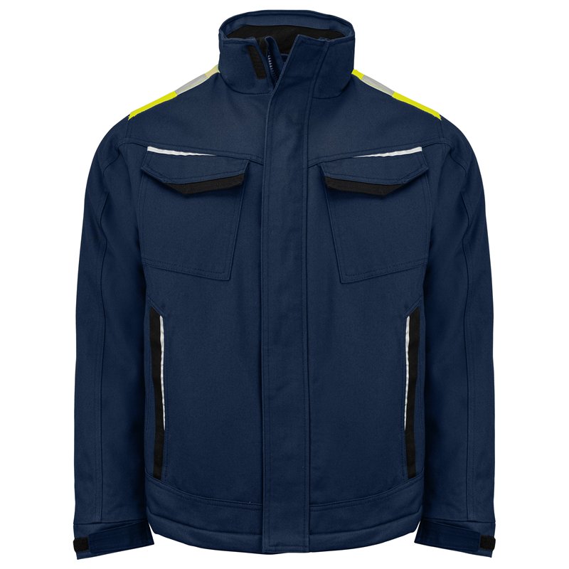 Veste Doublé avec Éléments Contrastants