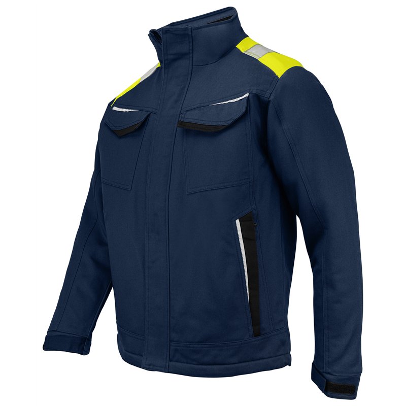 Veste Doublé avec Éléments Contrastants
