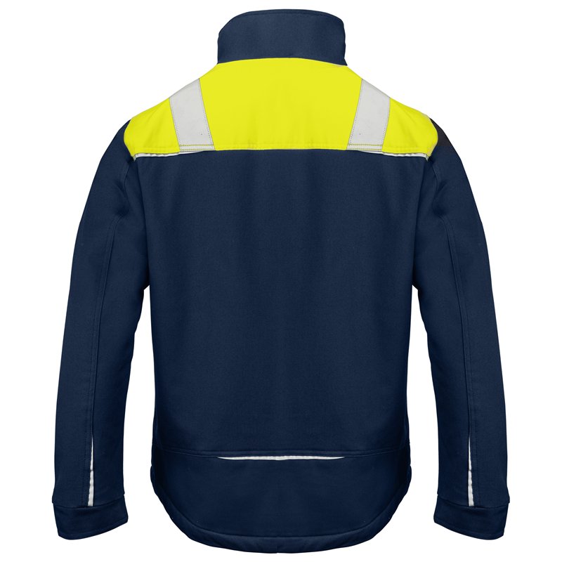 Veste Doublé avec Éléments Contrastants