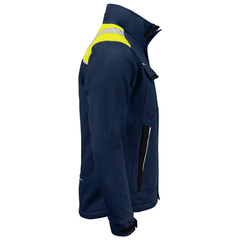 Veste Doublé avec Éléments Contrastants