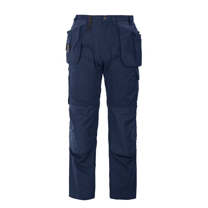 Pantalon à Renfort aux Cuisses avec Renfort aux Genoux et Poches Flottantes
