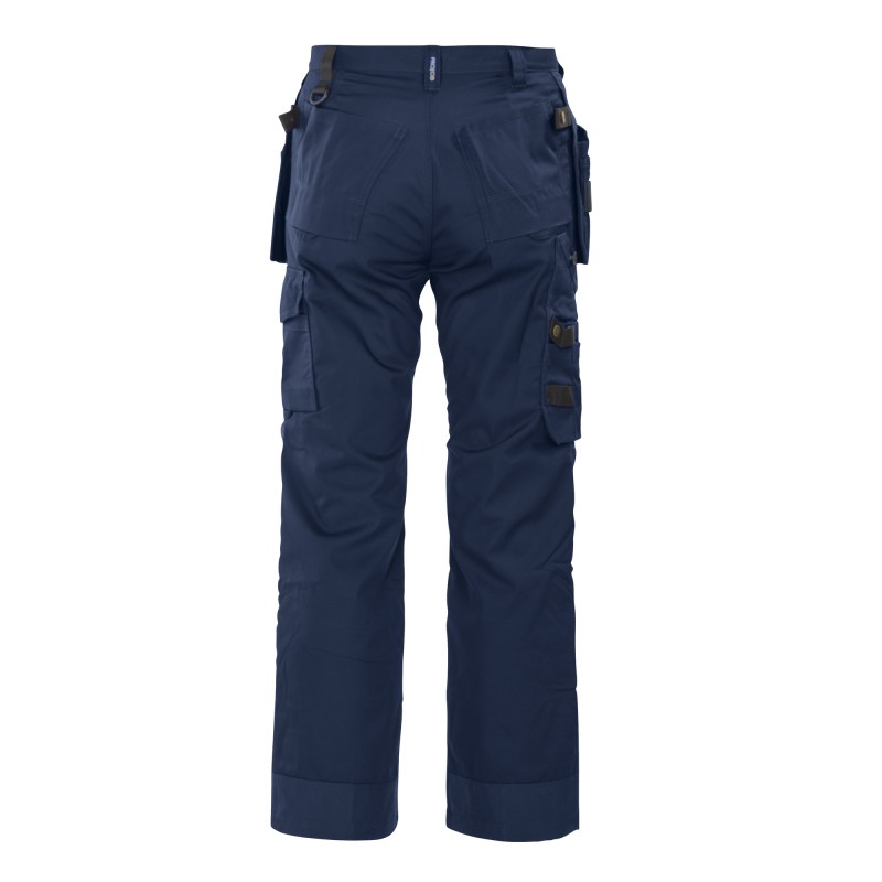 Pantalon à Renfort aux Cuisses avec Renfort aux Genoux et Poches Flottantes