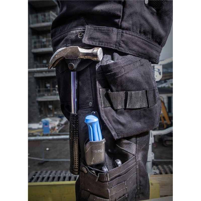 Pantalon de Travail avec Empiècements Stretch, Renfort aux Genoux et Poches Flottantes