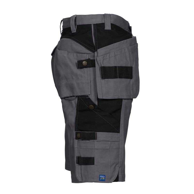 Short à Renfort aux Cuisses avec Poches Flottantes 100% Coton