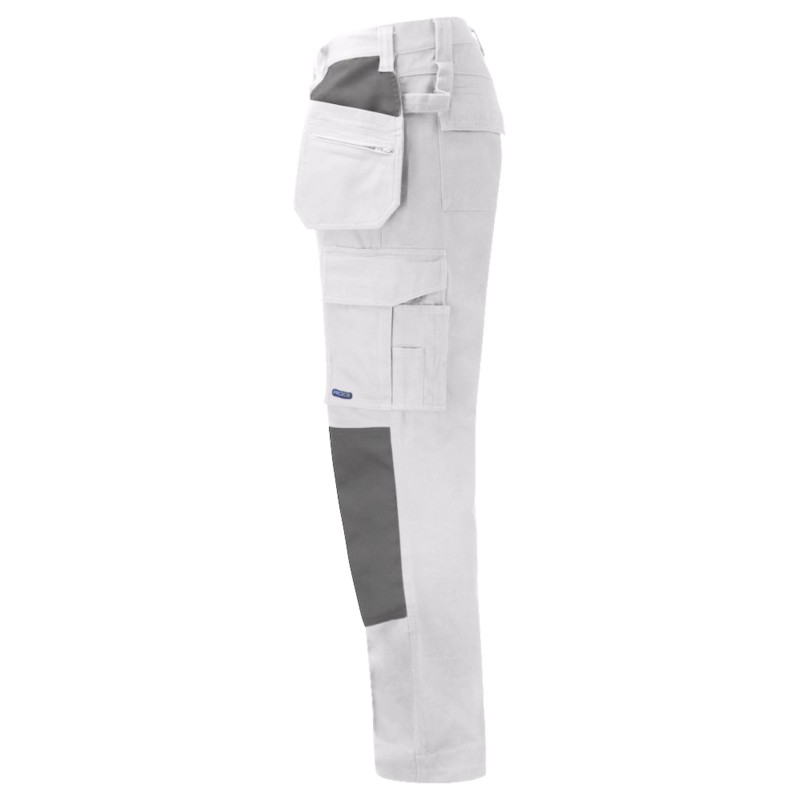 Pantalon de Travail avec Renfort aux Genoux et Poches Flottantes