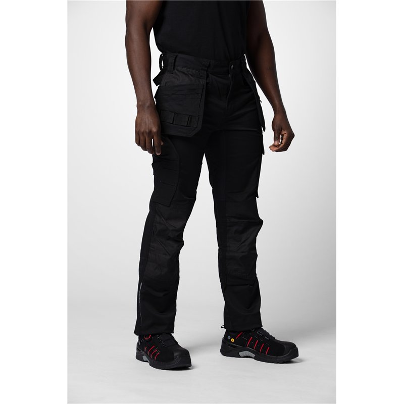 Pantalon de Travail avec Renfort aux Genoux et Poches Flottantes Coupe Moderne