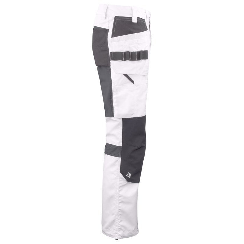 Pantalon Taille Basse avec Empiècements Stretch et Amovibles Poches Flottantes