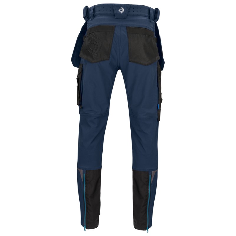 Pantalon de Travail Full Stretch avec Renforts Genoux Kevlar Coupe Ajustée