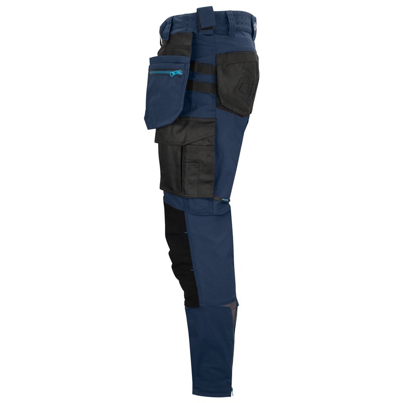 Pantalon de Travail Full Stretch avec Renforts Genoux Kevlar Coupe Ajustée
