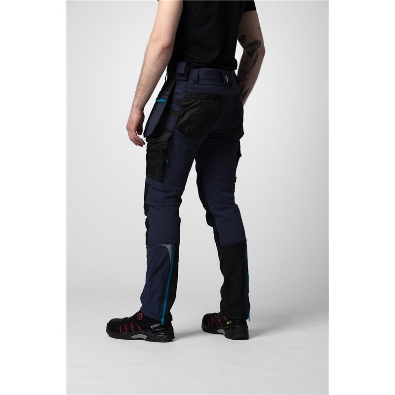 Pantalon de Travail Full Stretch avec Renforts Genoux Kevlar Coupe Ajustée