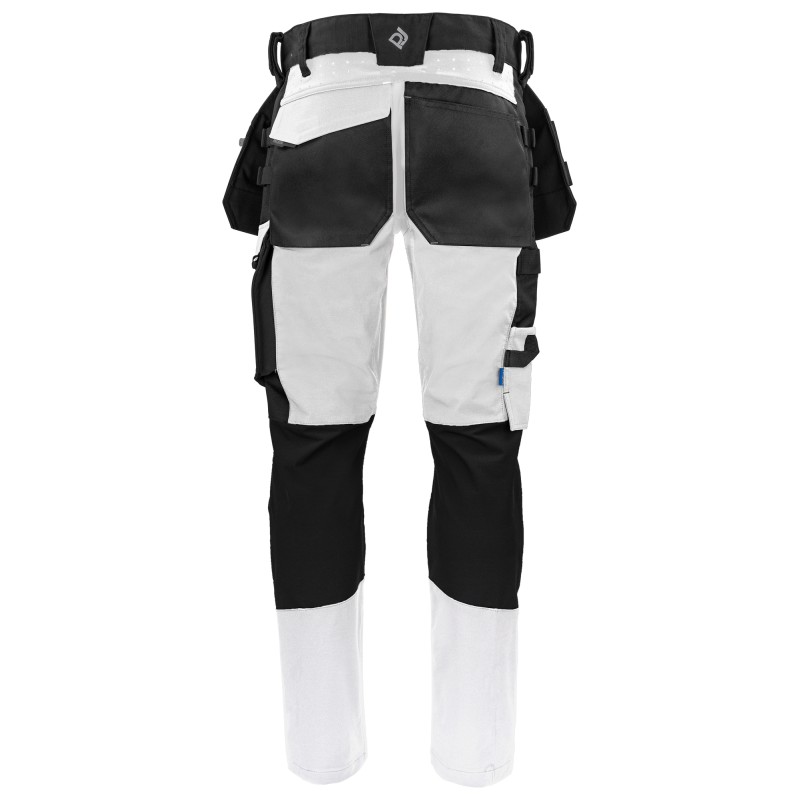 Pantalon Taille Basse Stretch avec Poches Flottantes