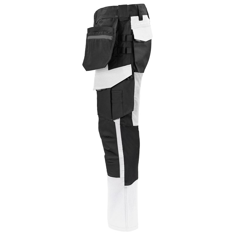Pantalon Taille Basse Stretch avec Poches Flottantes