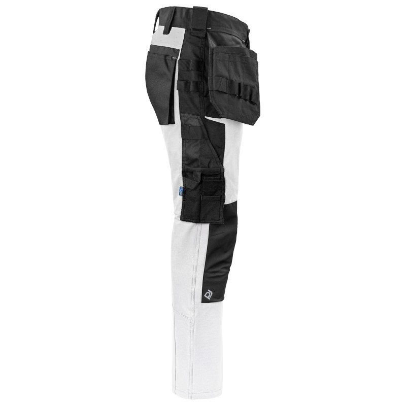 Pantalon Taille Basse Stretch avec Poches Flottantes