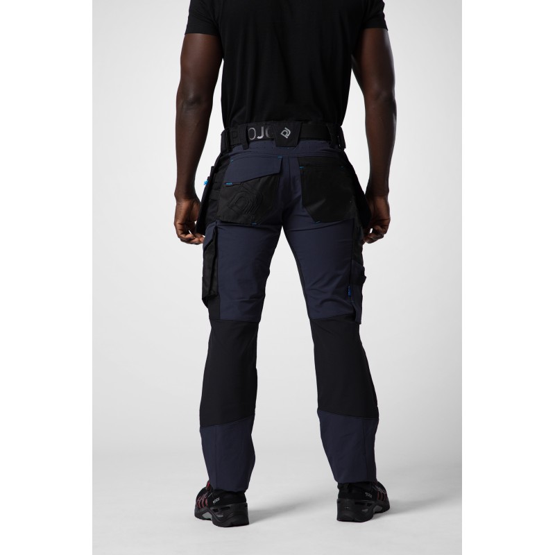 Pantalon Taille Basse Stretch avec Poches Flottantes