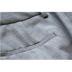 Pantalon Taille Basse Stretch avec Poches Flottantes