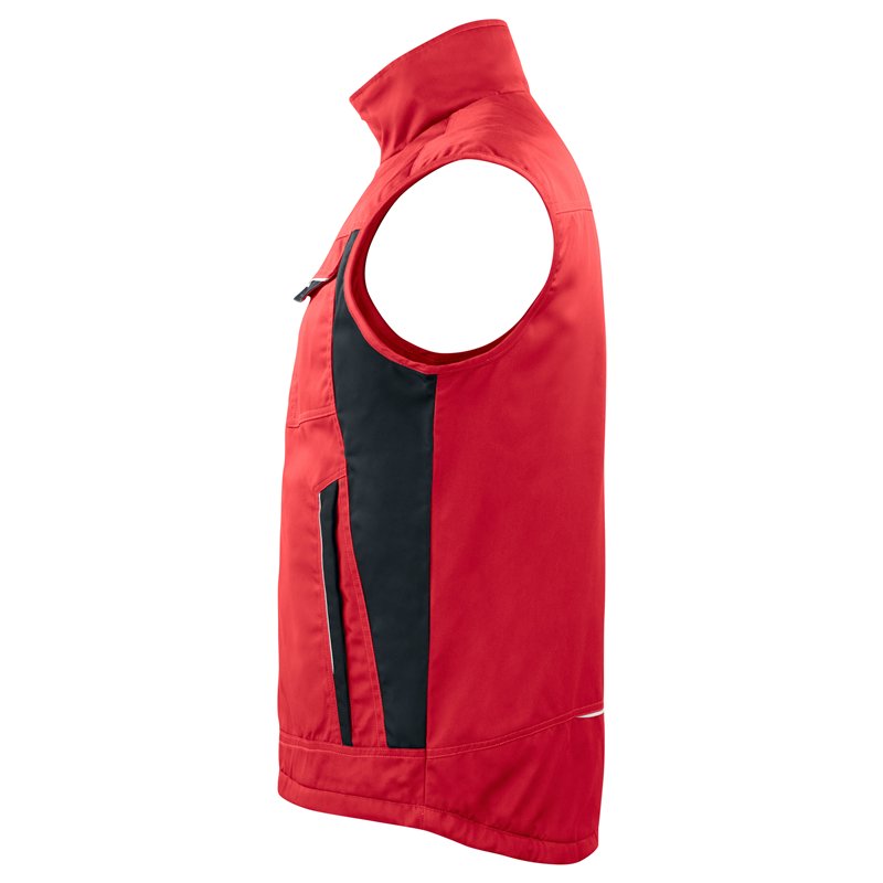 Gilet Doublé avec Éléments Contrastants