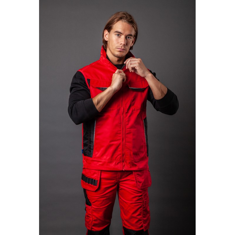 Gilet avec Éléments Contrastants