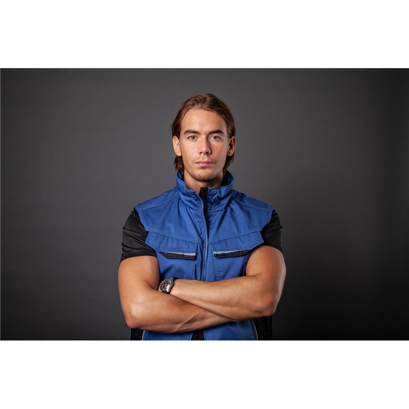 Gilet avec Éléments Contrastants