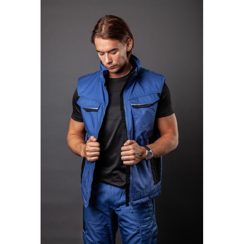 Gilet avec Éléments Contrastants