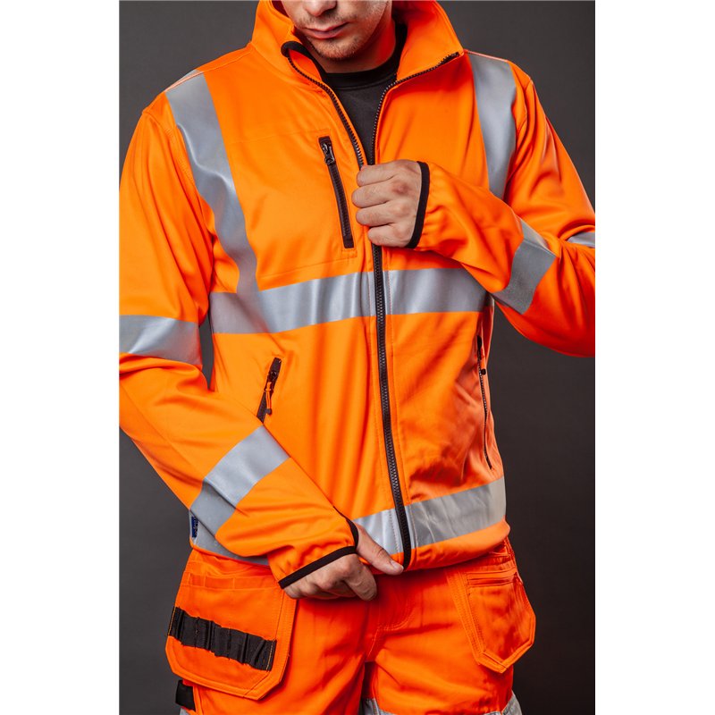 Veste Softshell Léger Haute Visibilité en ISO 20471 Classe 3