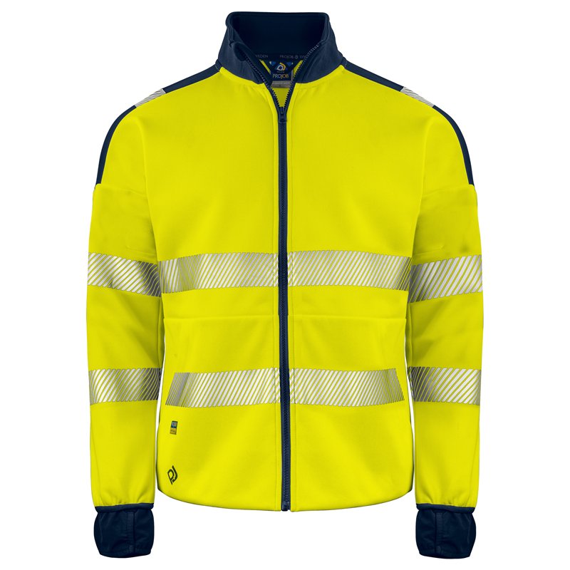 Veste Sweat Zip Intégral en ISO 20471 Classe 3/2