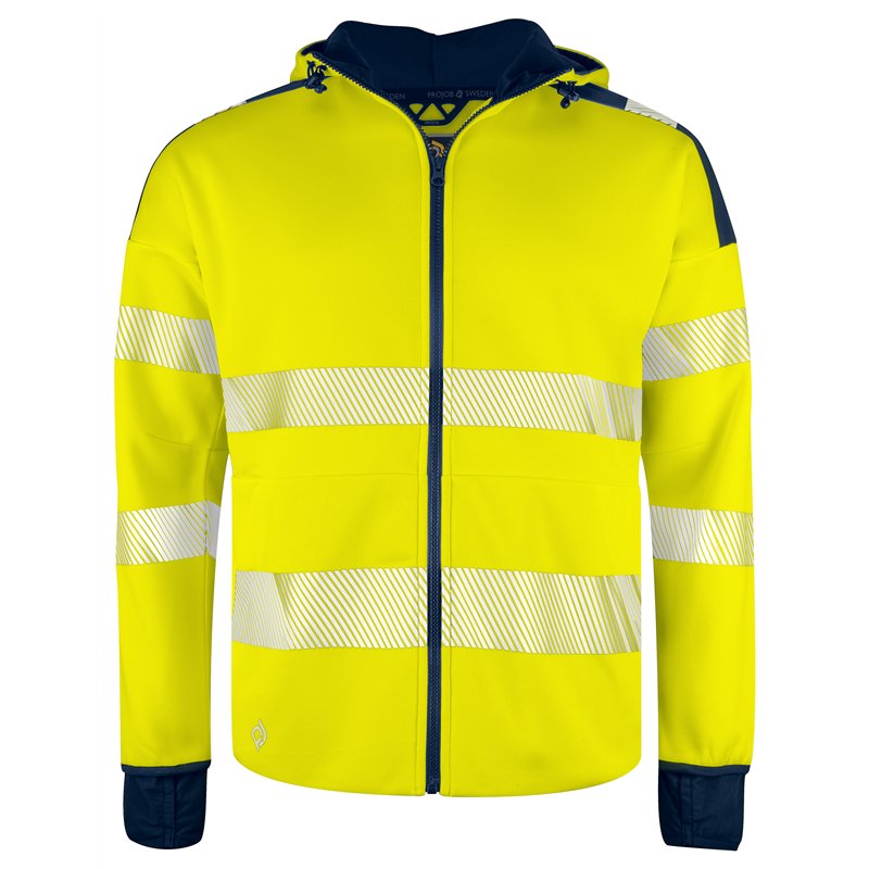 Veste à Capuche Zip Intégral en ISO 20471 Classe 3/2