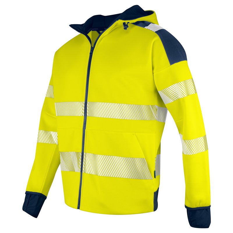 Veste à Capuche Zip Intégral en ISO 20471 Classe 3/2