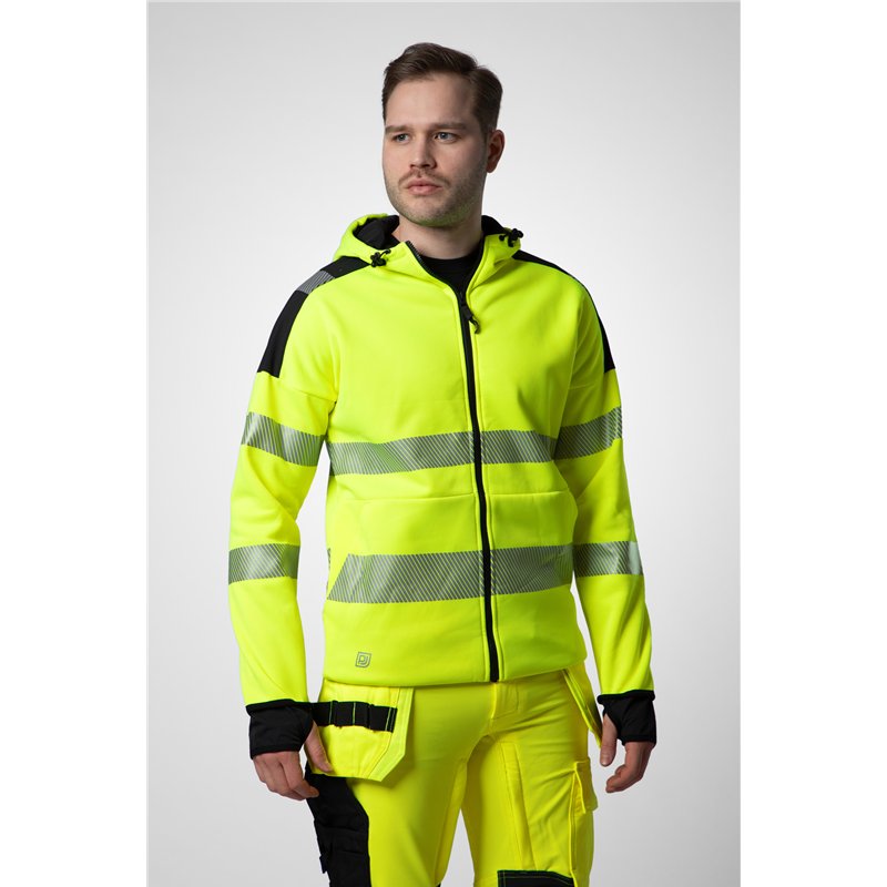 Veste à Capuche Zip Intégral en ISO 20471 Classe 3/2