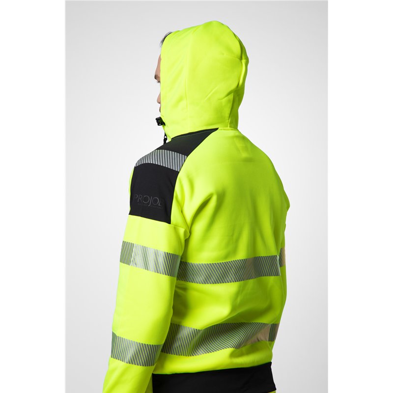 Veste à Capuche Zip Intégral en ISO 20471 Classe 3/2