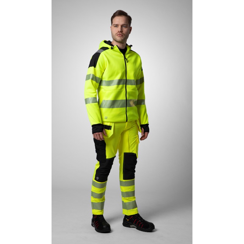 Veste à Capuche Zip Intégral en ISO 20471 Classe 3/2