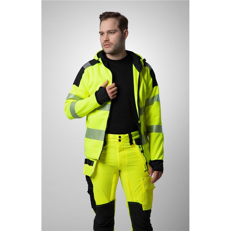 Veste à Capuche Zip Intégral en ISO 20471 Classe 3/2