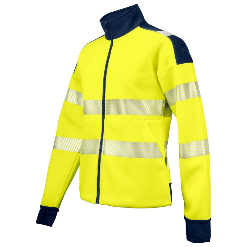 Veste Sweat-Shirt Femme Fonctionnel en ISO 20471 Classe 3/2