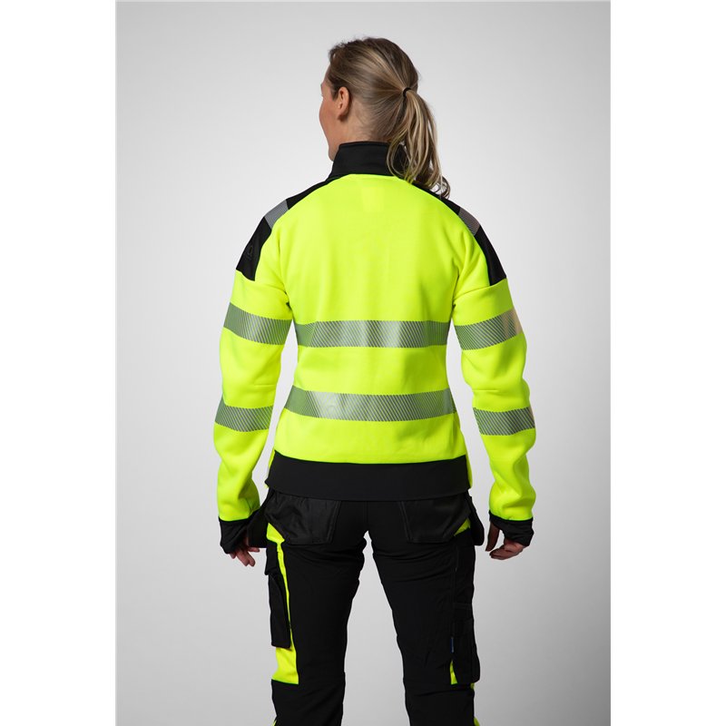 Veste Sweat-Shirt Femme Fonctionnel en ISO 20471 Classe 3/2