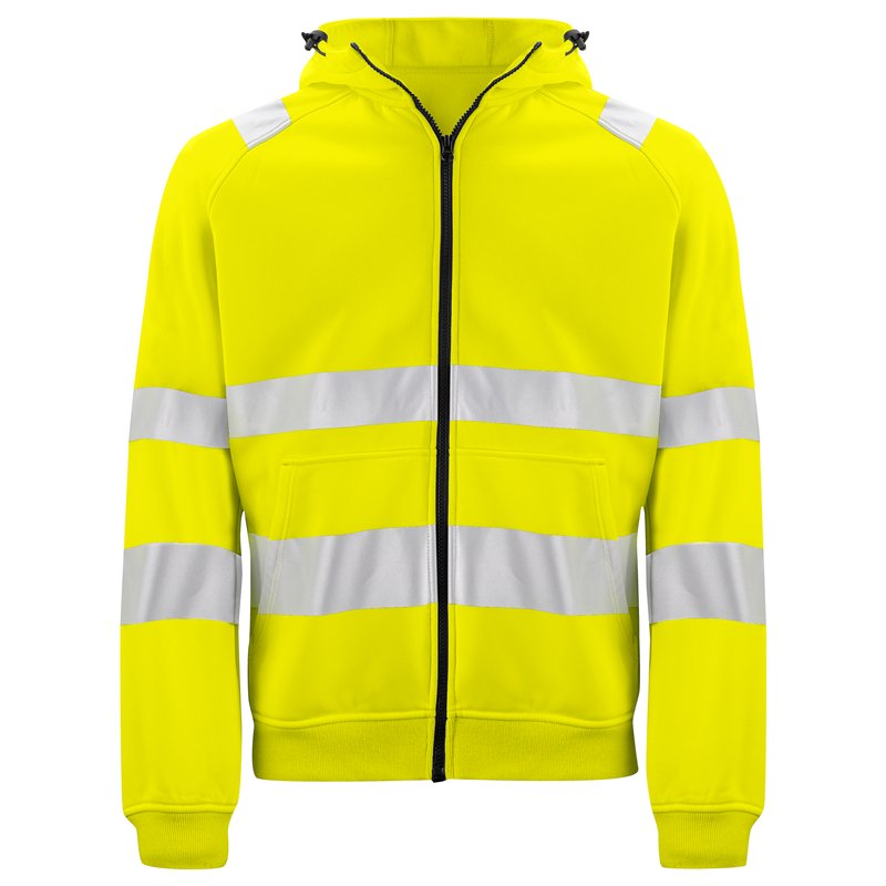 Veste à Capuche Zip Intégral en ISO 20471 Classe 3/2