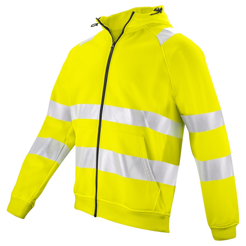 Veste à Capuche Zip Intégral en ISO 20471 Classe 3/2