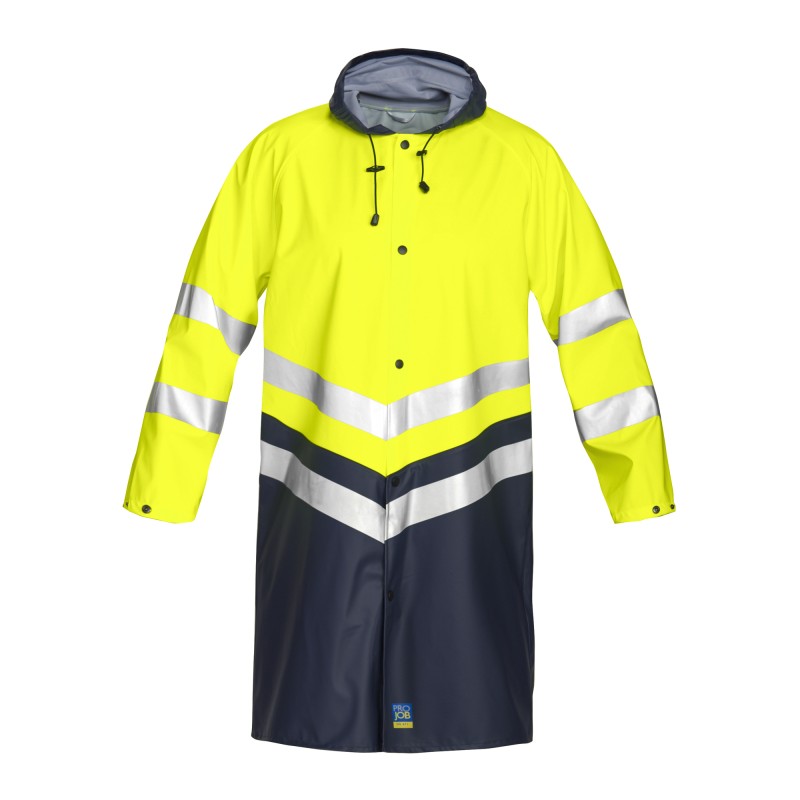 Manteau de Pluie en ISO 20471 Classe 3