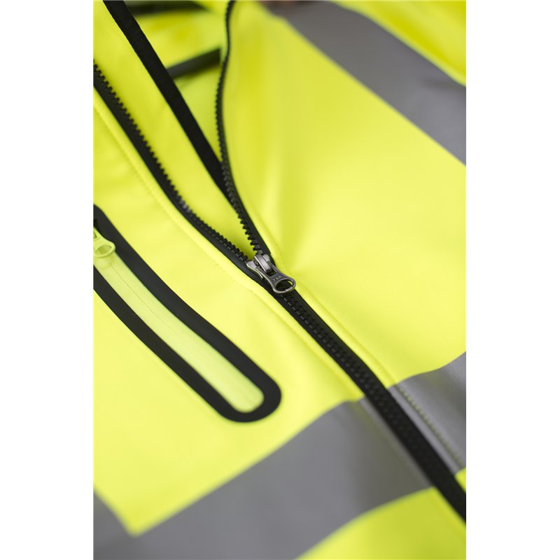 Veste Softshell 3 Couches en ISO 20471 Classe 3