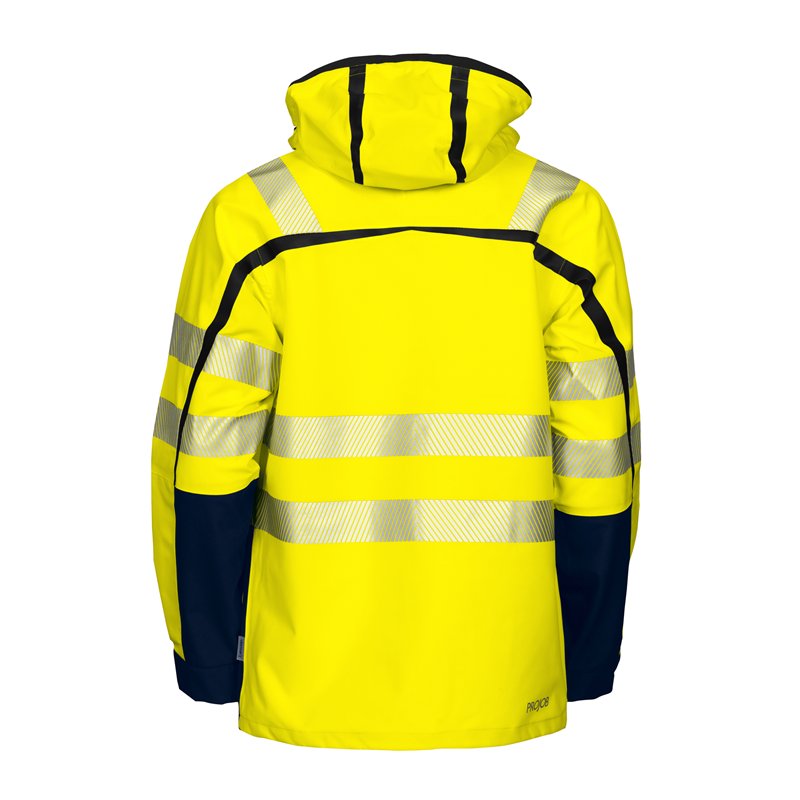 Parka Coupe-Vent et Imperméable 3 Couches Hardshell en ISO 20471 Classe 3/2