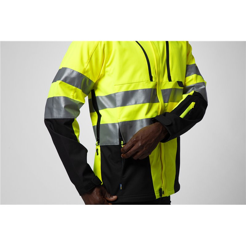 Veste Softshell Doublé en ISO 20471 Classe 3/2